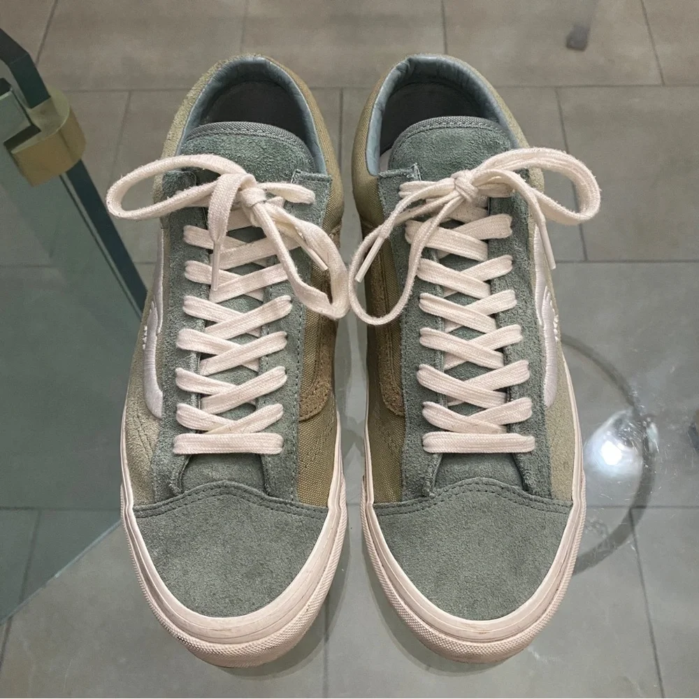 Norte Matcha Green Vans Og Style 36 Lx- mens sz 10.5 - suede - athletic - Picture 8 of 11